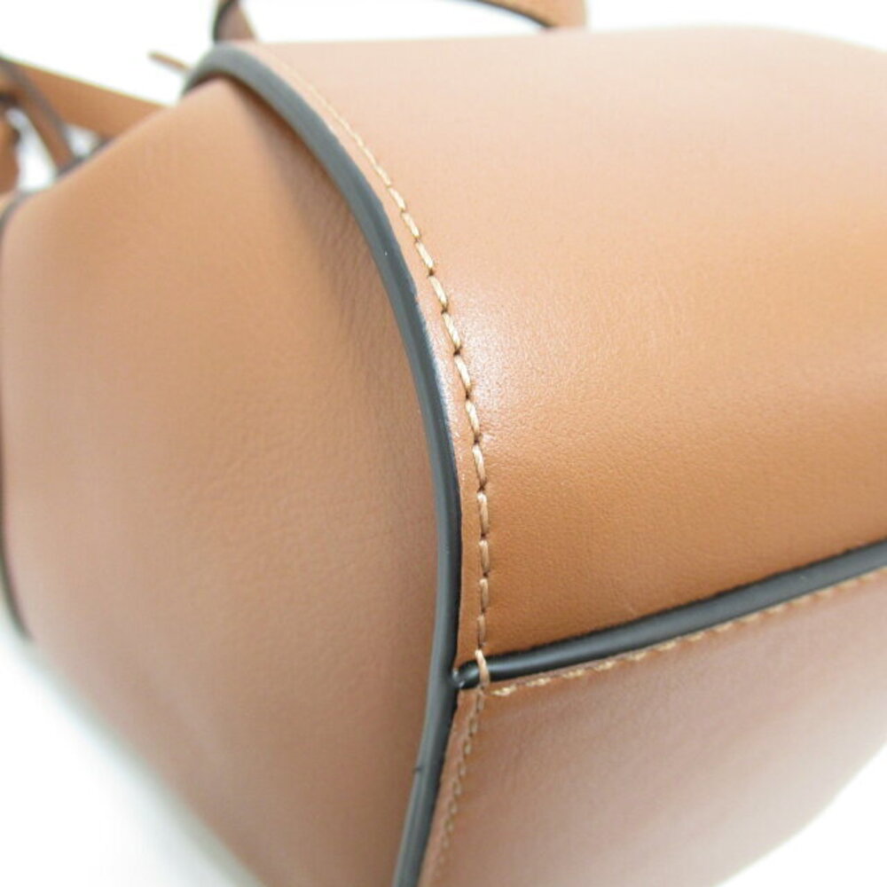 LOEWE Hammock Shoulder Bag Leather Brown - Picture 9 of 10